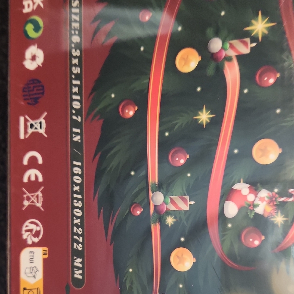 Advent Calendar Christmas Tree Building Blocks Set Count Down To Christmas - Picture 7 of 8